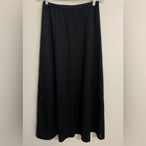 Y2K Black Maxi Skirt Medium Whimsigoth Fairy Goth Minimalist
